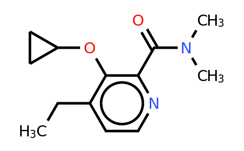 CAS 1243288-24-5 | 3-Cyclopropoxy-4-ethyl-N,n-dimethylpicolinamide