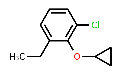 CAS 1243288-27-8 | 1-Chloro-2-cyclopropoxy-3-ethylbenzene