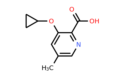 CAS 1243288-28-9 | 3-Cyclopropoxy-5-methylpicolinic acid