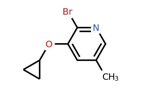 CAS 1243288-31-4 | 2-Bromo-3-cyclopropoxy-5-methylpyridine