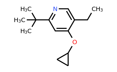CAS 1243288-33-6 | 2-Tert-butyl-4-cyclopropoxy-5-ethylpyridine