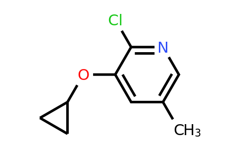 CAS 1243288-34-7 | 2-Chloro-3-cyclopropoxy-5-methylpyridine