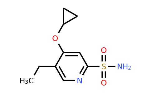 CAS 1243288-35-8 | 4-Cyclopropoxy-5-ethylpyridine-2-sulfonamide