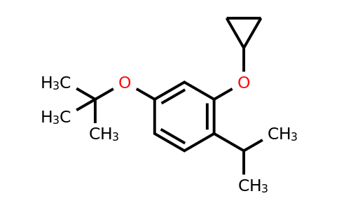 4-Tert-butoxy-2-cyclopropoxy-1-isopropylbenzene