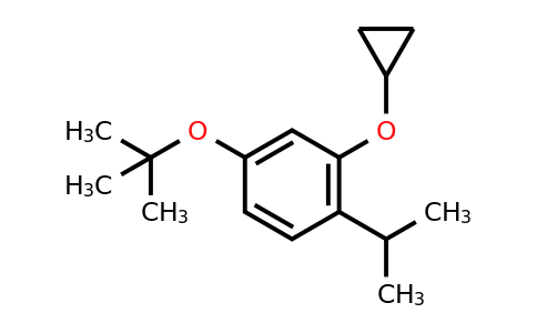 CAS 1243288-36-9 | 4-Tert-butoxy-2-cyclopropoxy-1-isopropylbenzene