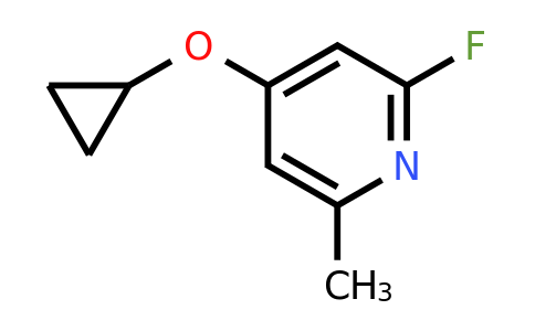 CAS 1243288-37-0 | 4-Cyclopropoxy-2-fluoro-6-methylpyridine