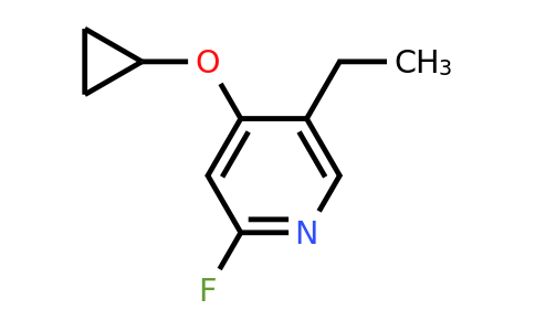 CAS 1243288-41-6 | 4-Cyclopropoxy-5-ethyl-2-fluoropyridine