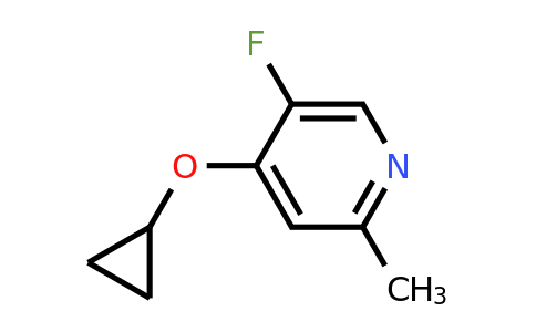 CAS 1243288-42-7 | 4-Cyclopropoxy-5-fluoro-2-methylpyridine