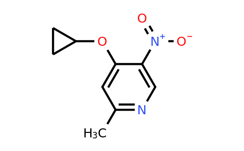 CAS 1243288-46-1 | 4-Cyclopropoxy-2-methyl-5-nitropyridine