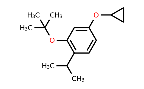 CAS 1243288-54-1 | 2-Tert-butoxy-4-cyclopropoxy-1-isopropylbenzene