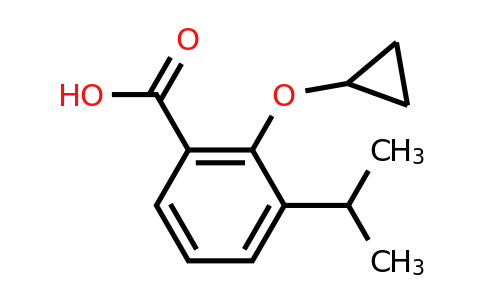 CAS 1243288-60-9 | 2-Cyclopropoxy-3-isopropylbenzoic acid