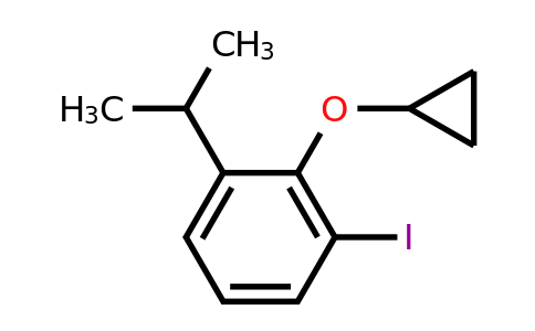 CAS 1243288-70-1 | 2-Cyclopropoxy-1-iodo-3-(propan-2-YL)benzene
