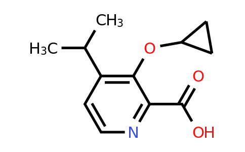 CAS 1243288-76-7 | 3-Cyclopropoxy-4-isopropylpicolinic acid