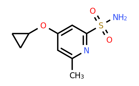 CAS 1243288-79-0 | 4-Cyclopropoxy-6-methylpyridine-2-sulfonamide