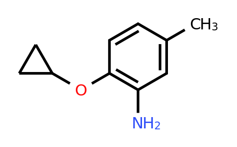 CAS 1243288-84-7 | 2-Cyclopropoxy-5-methylaniline