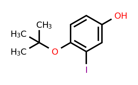 CAS 1243288-88-1 | 4-(Tert-butoxy)-3-iodophenol