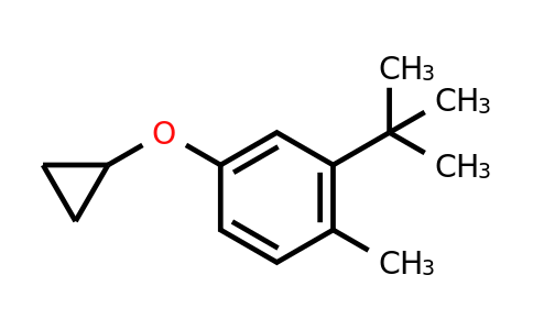 CAS 1243288-90-5 | 2-Tert-butyl-4-cyclopropoxy-1-methylbenzene