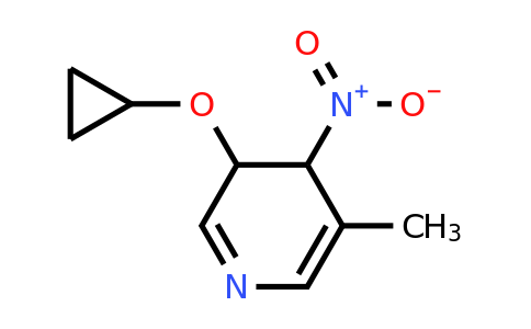CAS 1243288-92-7 | 3-Cyclopropoxy-5-methyl-4-nitro-3,4-dihydropyridine
