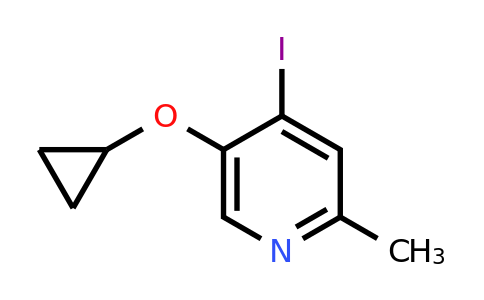 CAS 1243289-03-3 | 5-Cyclopropoxy-4-iodo-2-methylpyridine