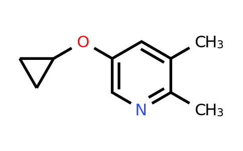 CAS 1243289-11-3 | 5-Cyclopropoxy-2,3-dimethylpyridine