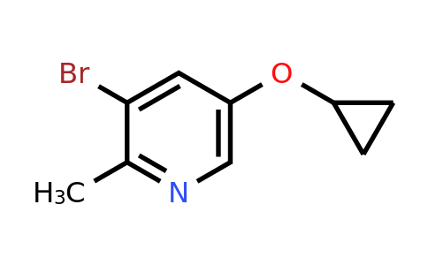CAS 1243289-23-7 | 3-Bromo-5-cyclopropoxy-2-methylpyridine