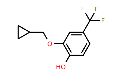 CAS 1243289-25-9 | 2-(Cyclopropylmethoxy)-4-(trifluoromethyl)phenol