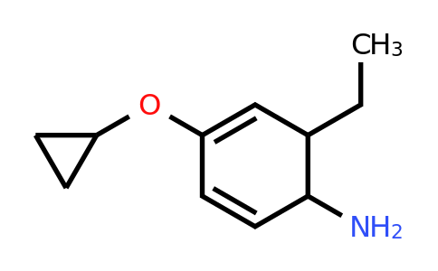 CAS 1243289-26-0 | 4-Cyclopropoxy-6-ethylcyclohexa-2,4-dienamine