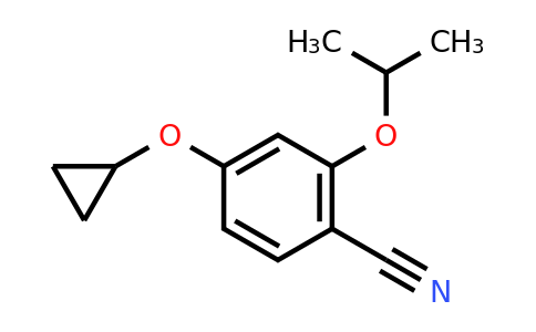 CAS 1243289-27-1 | 4-Cyclopropoxy-2-isopropoxybenzonitrile