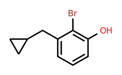 CAS 1243289-32-8 | 2-Bromo-3-(cyclopropylmethyl)phenol