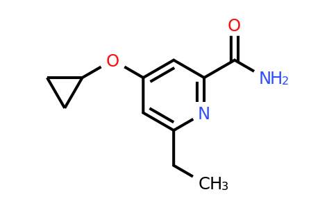 CAS 1243289-33-9 | 4-Cyclopropoxy-6-ethylpicolinamide