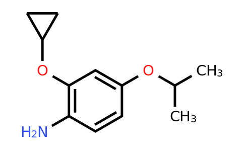 CAS 1243289-35-1 | 2-Cyclopropoxy-4-isopropoxyaniline
