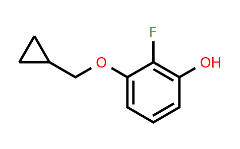 CAS 1243289-36-2 | 3-(Cyclopropylmethoxy)-2-fluorophenol