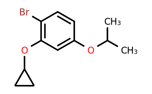 CAS 1243289-37-3 | 1-Bromo-2-cyclopropoxy-4-isopropoxybenzene