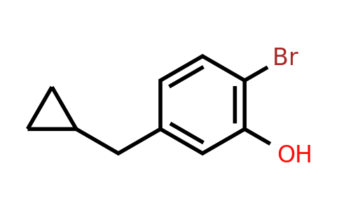 CAS 1243289-38-4 | 2-Bromo-5-(cyclopropylmethyl)phenol