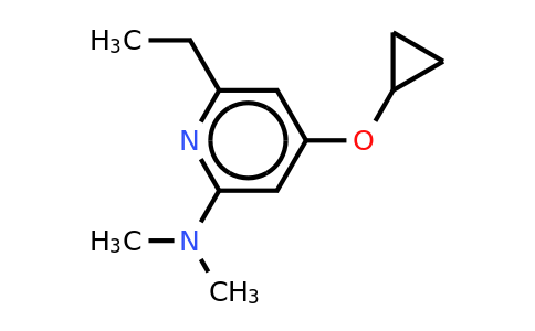 CAS 1243289-40-8 | 4-Cyclopropoxy-6-ethyl-N,n-dimethylpyridin-2-amine