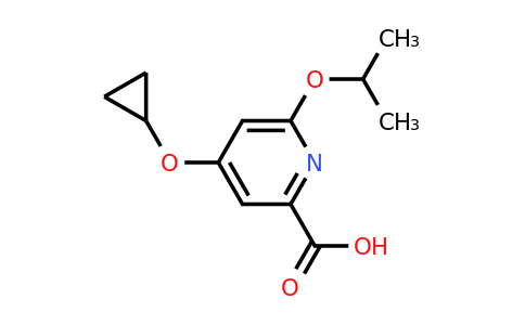 CAS 1243289-47-5 | 4-Cyclopropoxy-6-isopropoxypicolinic acid