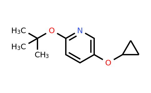 CAS 1243289-49-7 | 2-Tert-butoxy-5-cyclopropoxypyridine