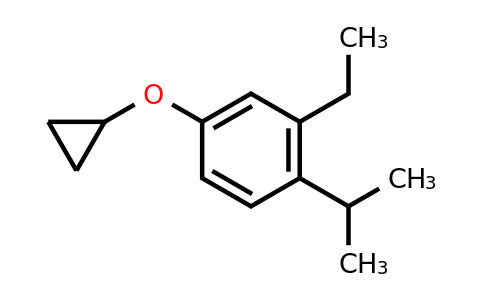 CAS 1243289-52-2 | 4-Cyclopropoxy-2-ethyl-1-isopropylbenzene
