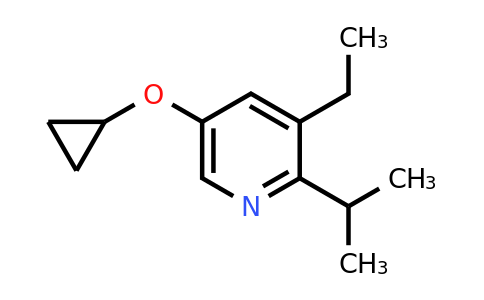 CAS 1243289-65-7 | 5-Cyclopropoxy-3-ethyl-2-isopropylpyridine