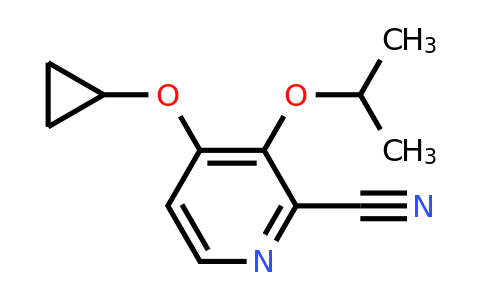 CAS 1243289-66-8 | 4-Cyclopropoxy-3-isopropoxypicolinonitrile