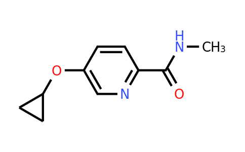 CAS 1243289-68-0 | 5-Cyclopropoxy-N-methylpicolinamide