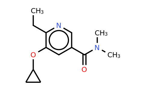 CAS 1243289-69-1 | 5-Cyclopropoxy-6-ethyl-N,n-dimethylnicotinamide