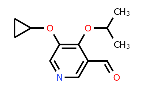 CAS 1243289-70-4 | 5-Cyclopropoxy-4-isopropoxynicotinaldehyde