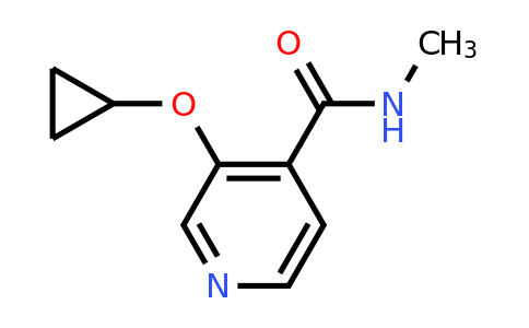 CAS 1243289-73-7 | 3-Cyclopropoxy-N-methylisonicotinamide