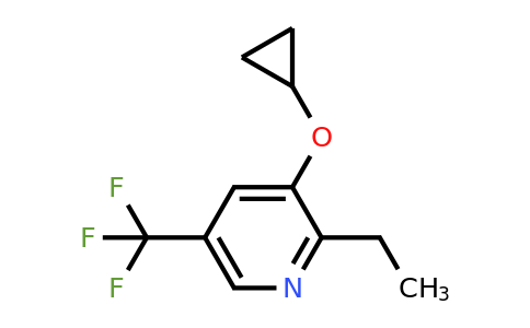 CAS 1243289-74-8 | 3-Cyclopropoxy-2-ethyl-5-(trifluoromethyl)pyridine