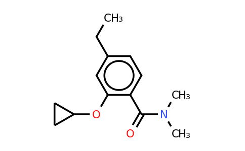CAS 1243289-78-2 | 2-Cyclopropoxy-4-ethyl-N,n-dimethylbenzamide