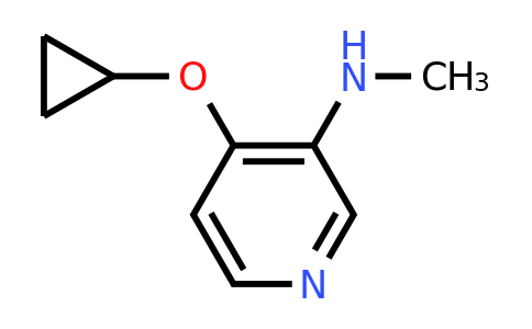 CAS 1243289-80-6 | 4-Cyclopropoxy-N-methylpyridin-3-amine