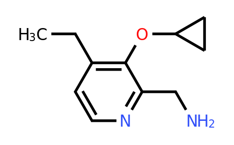 CAS 1243289-89-5 | (3-Cyclopropoxy-4-ethylpyridin-2-YL)methanamine