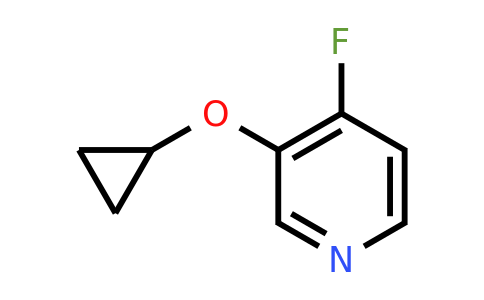 CAS 1243289-90-8 | 3-Cyclopropoxy-4-fluoropyridine