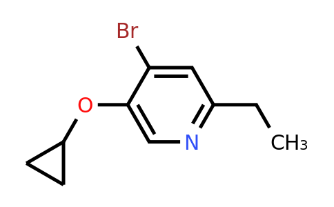 CAS 1243289-91-9 | 4-Bromo-5-cyclopropoxy-2-ethylpyridine